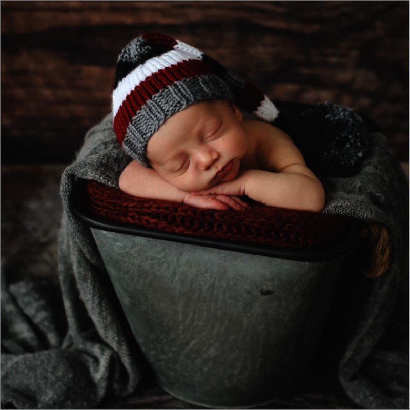 Baby Clothing Model - Baby Long Tail Hat Baby Photography