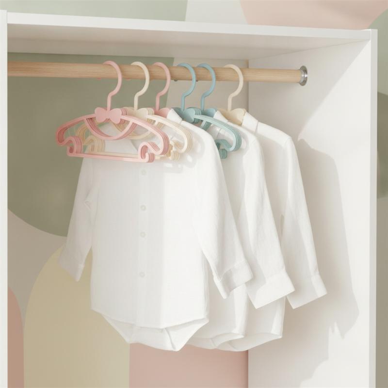 Baby Clothing Hanging Rack - 12PCS Baby Kids Clothes Hanger Set