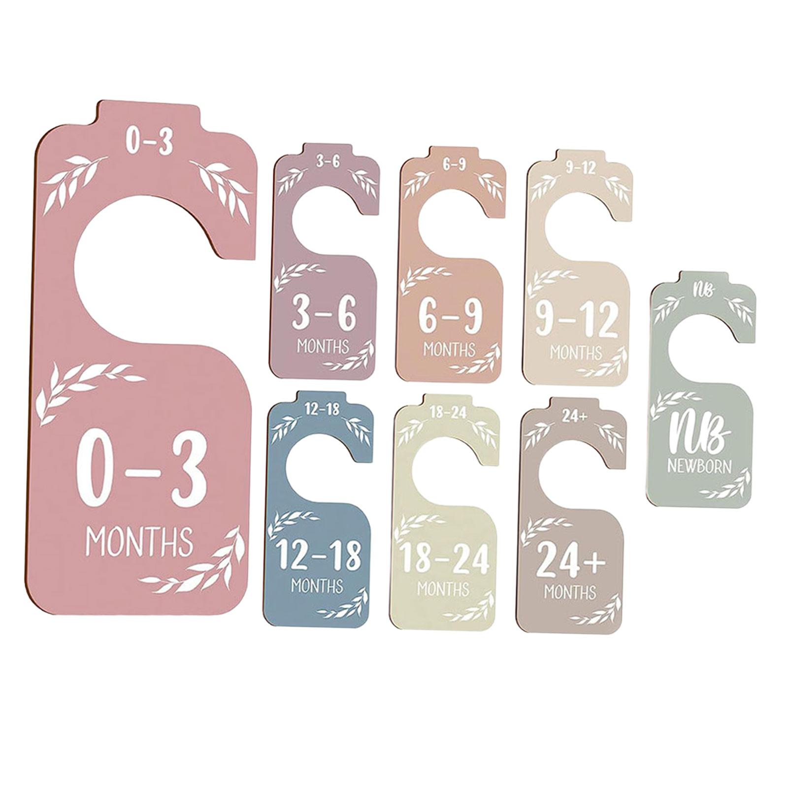 8Pcs Baby Closet Size Dividers - Baby Clothing Rack Gift ulasan dan harga