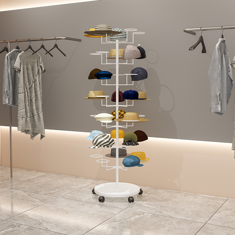 #Hat display rackFloor-to-ceil - Baby Clothing Hanging Rack ulasan dan harga