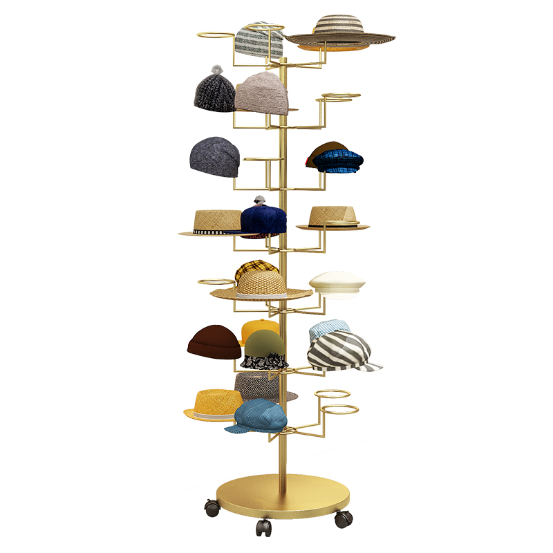 #Hat display rackFloor-to-ceil - Baby Clothing Hanging Rack ulasan dan harga