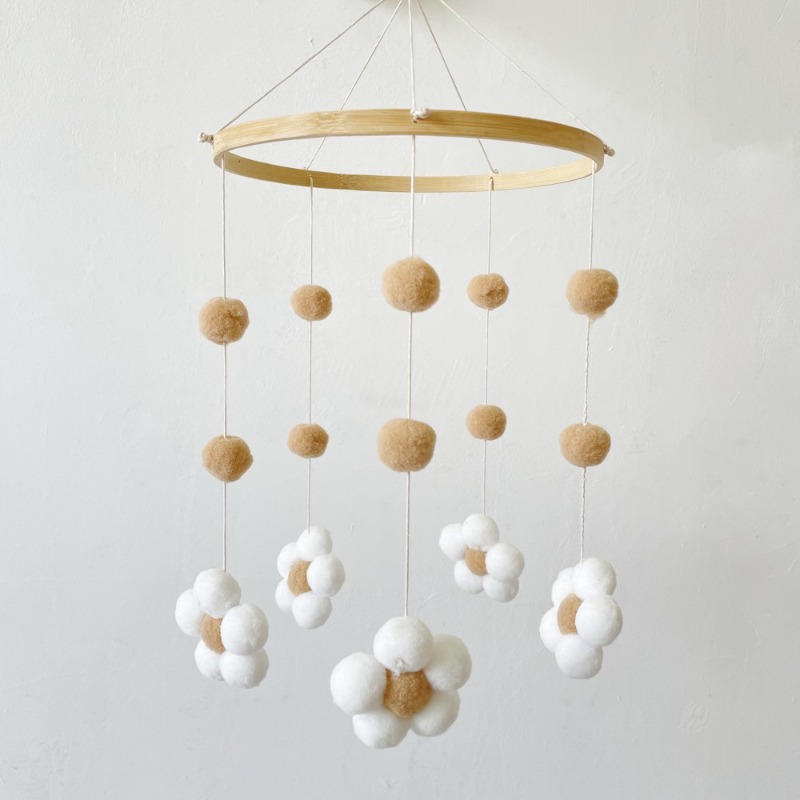 Ins Nordic Fur Ball Flower Win - Baby Clothing Stores ulasan dan harga