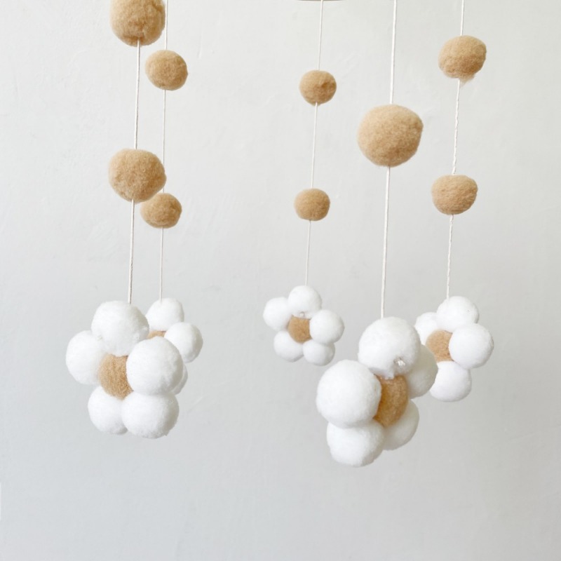 Ins Nordic Fur Ball Flower Win - Baby Clothing Stores ulasan dan harga