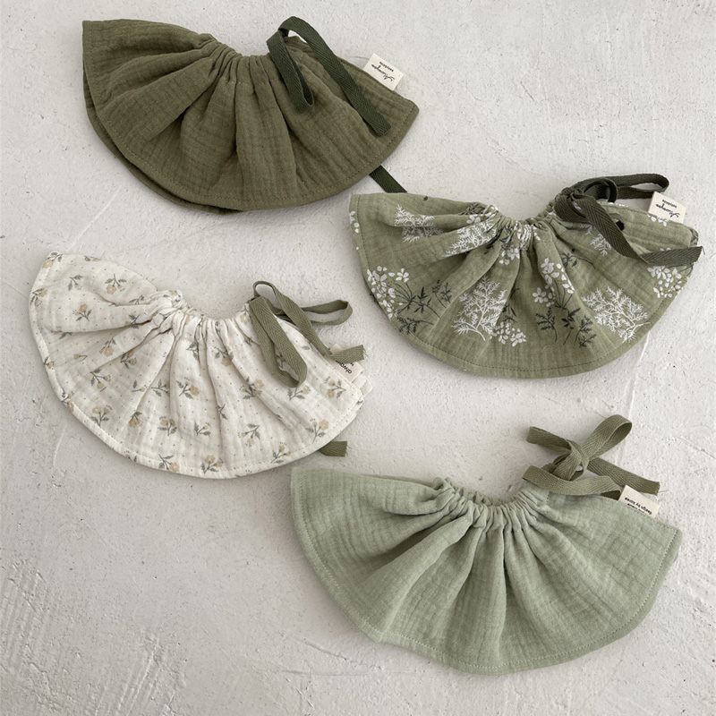 4Layers Cotton Gauze Baby Bibs - Baby Clothing Fabric ulasan dan harga