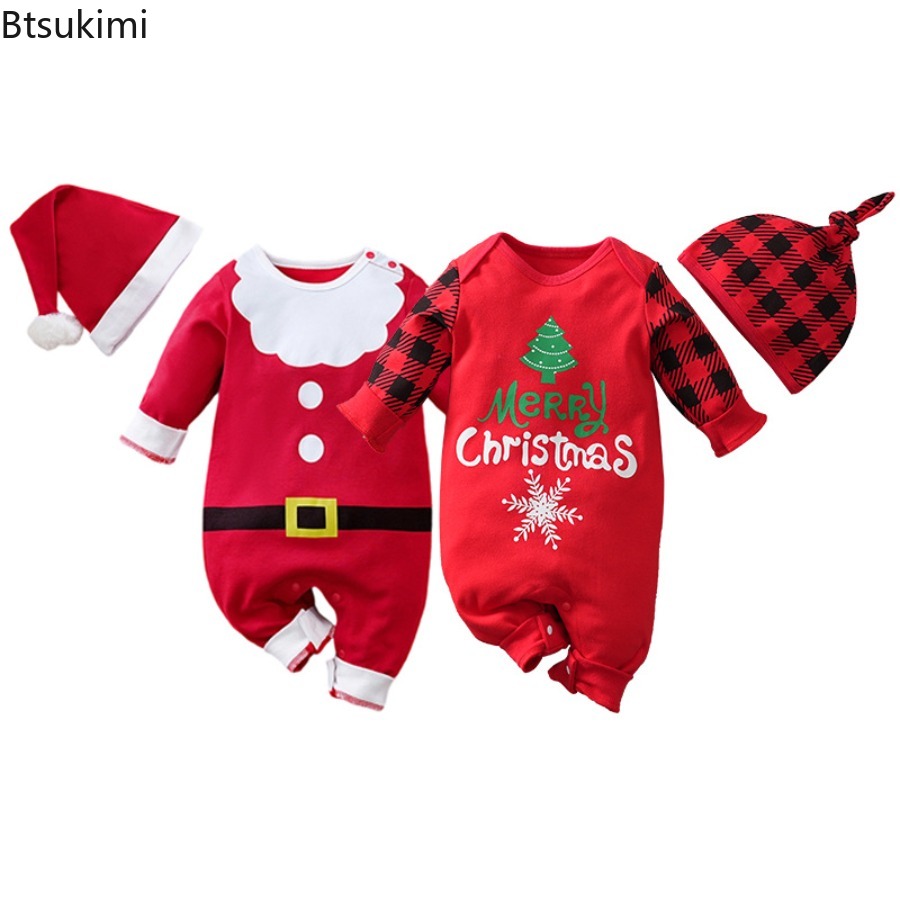 0-18M Baby Santa Claus Jumpsui - Baby Clothing Neutral ulasan dan harga