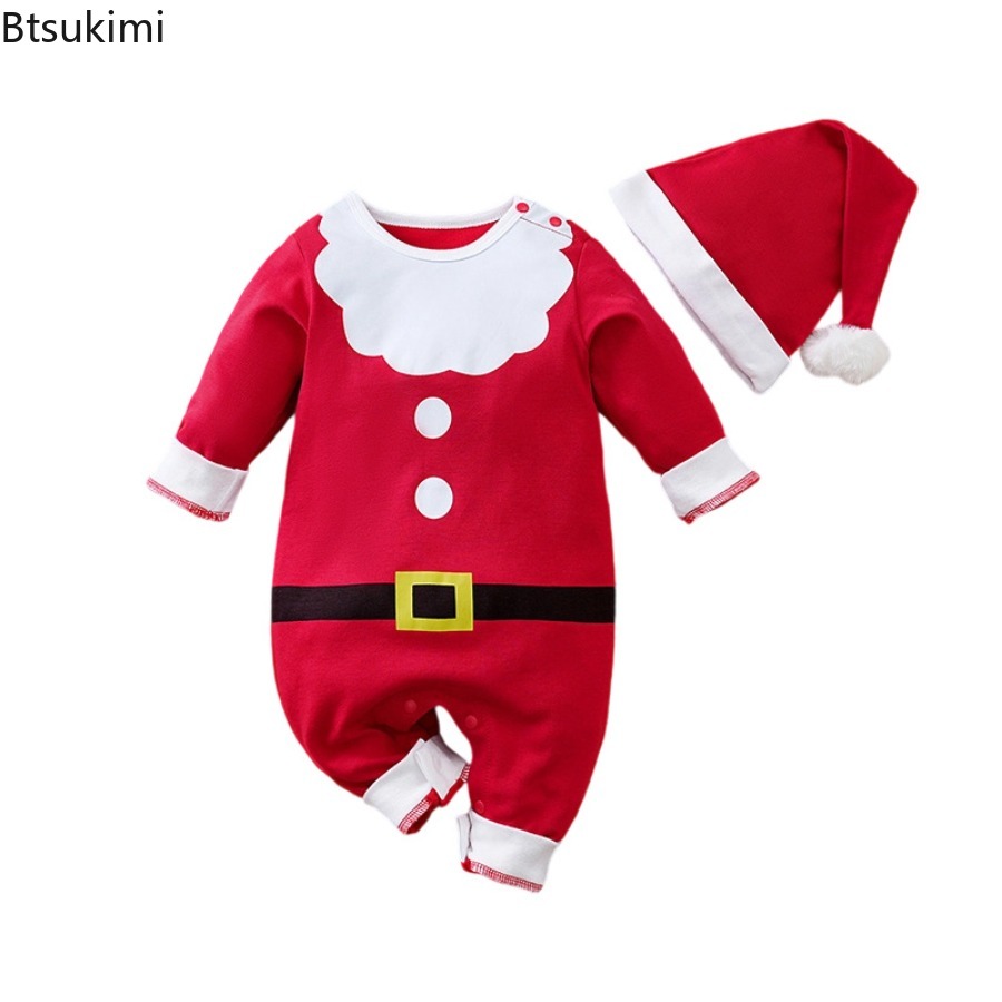0-18M Baby Santa Claus Jumpsui - Baby Clothing Neutral ulasan dan harga