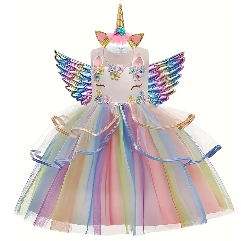 Children's Unicorn Princess Dr - Baby Clothing Sizes ulasan dan harga