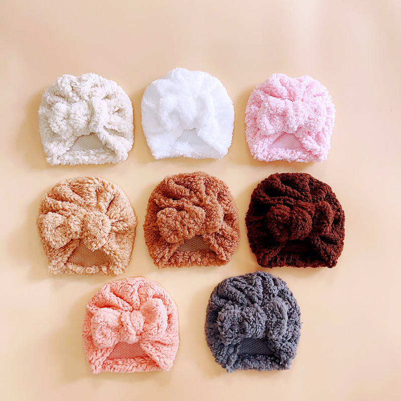 Cute Newborn Baby Knot Turban  - Baby Hat Beanie ulasan dan harga