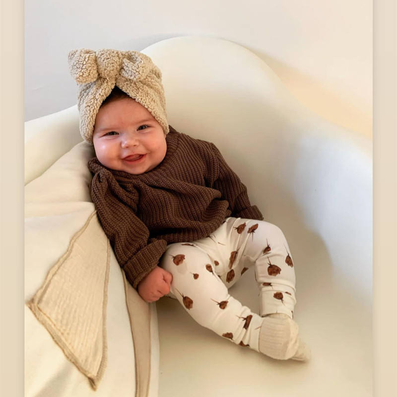 Cute Newborn Baby Knot Turban  - Baby Hat Beanie ulasan dan harga