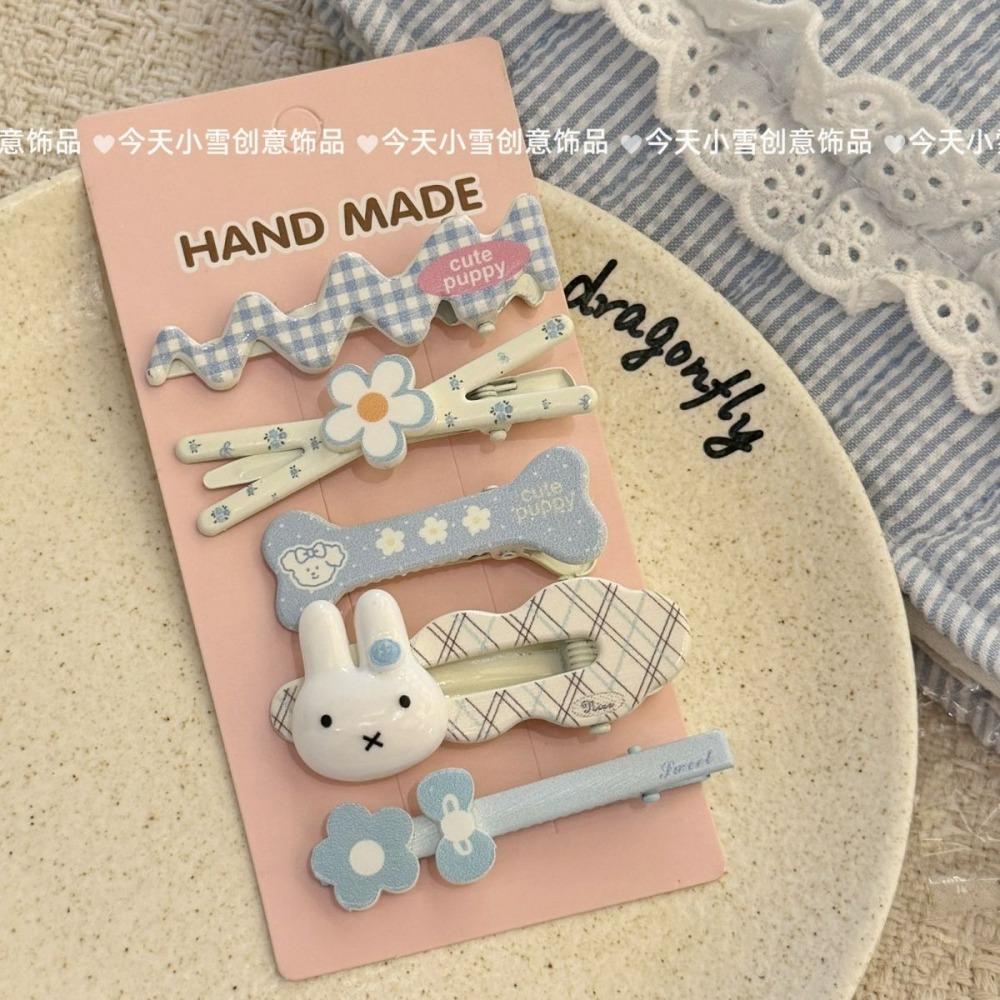 5pcs Miffy Hair Clip Cute Baby - Baby Clothing Model ulasan dan harga
