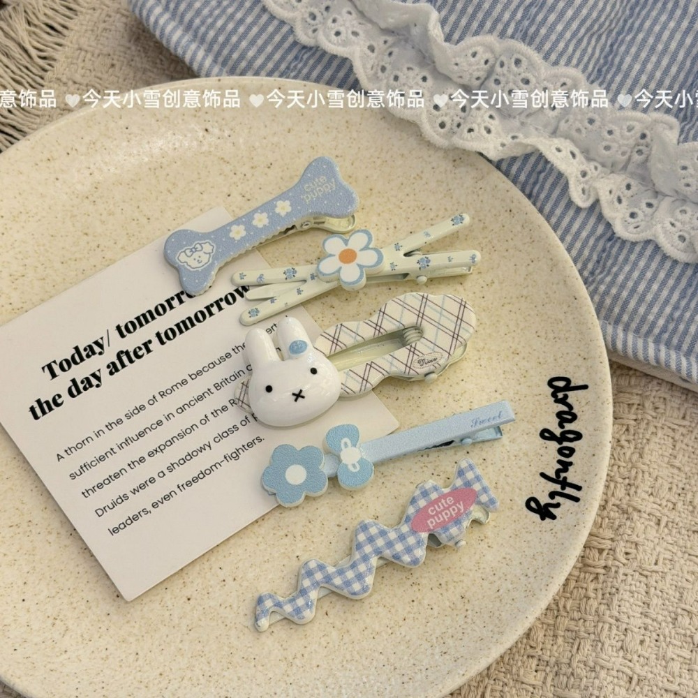 5pcs Miffy Hair Clip Cute Baby - Baby Clothing Model ulasan dan harga