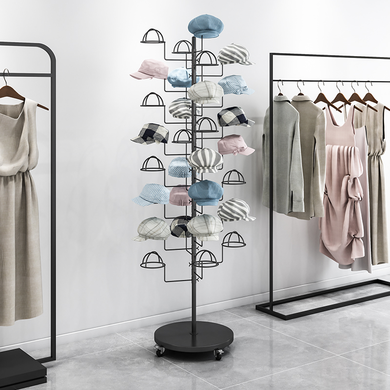 Hat display stand Floor-to-cei - Baby Clothing Hanging Rack ulasan dan harga